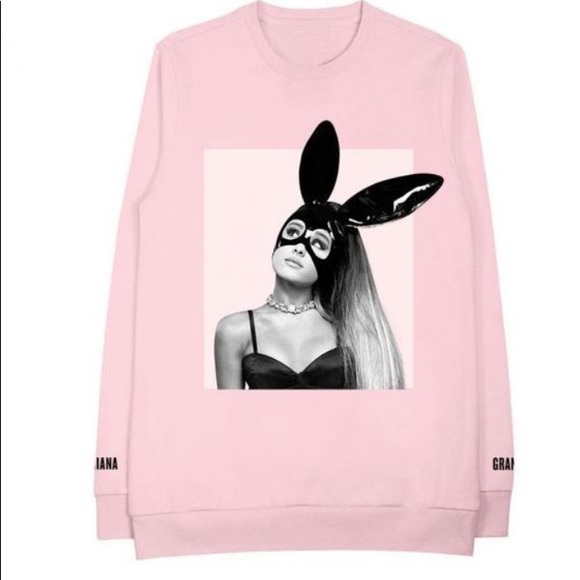 Ariana Grande Dangerous Woman Tour pink pullover - Picture 1 of 7
